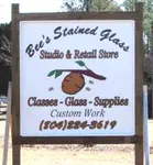 Bees Stained Glass Sign