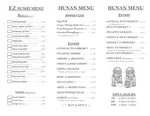 Hunan Diner Menu effective July 2025