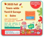 Fall 2025 Yard Sale Flyer