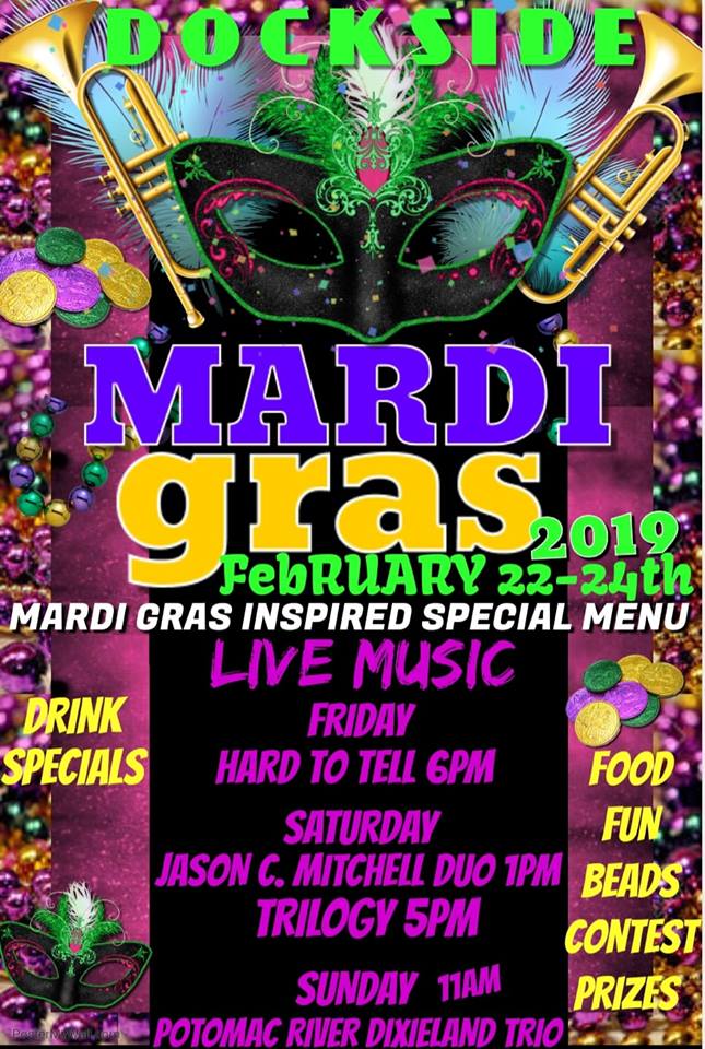 Dockside Party Gras flyer