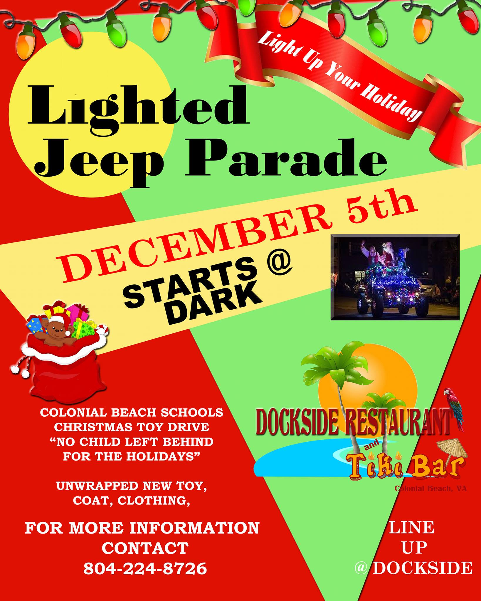 2020 lighted jeep parade flyer