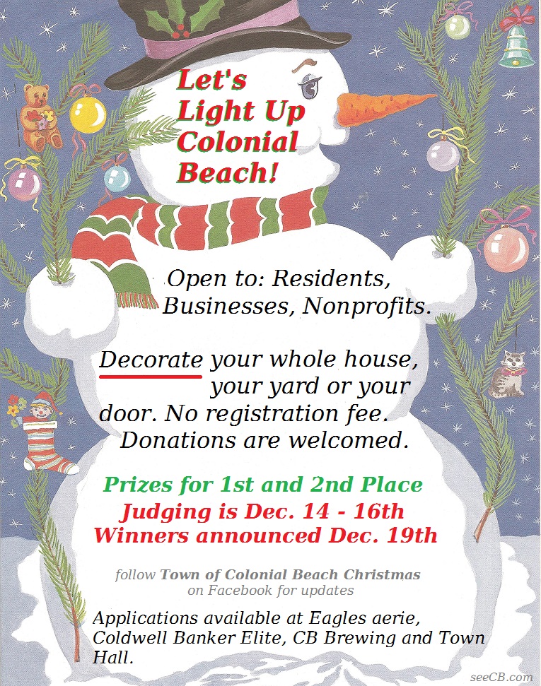 christmas lights contest flyer
