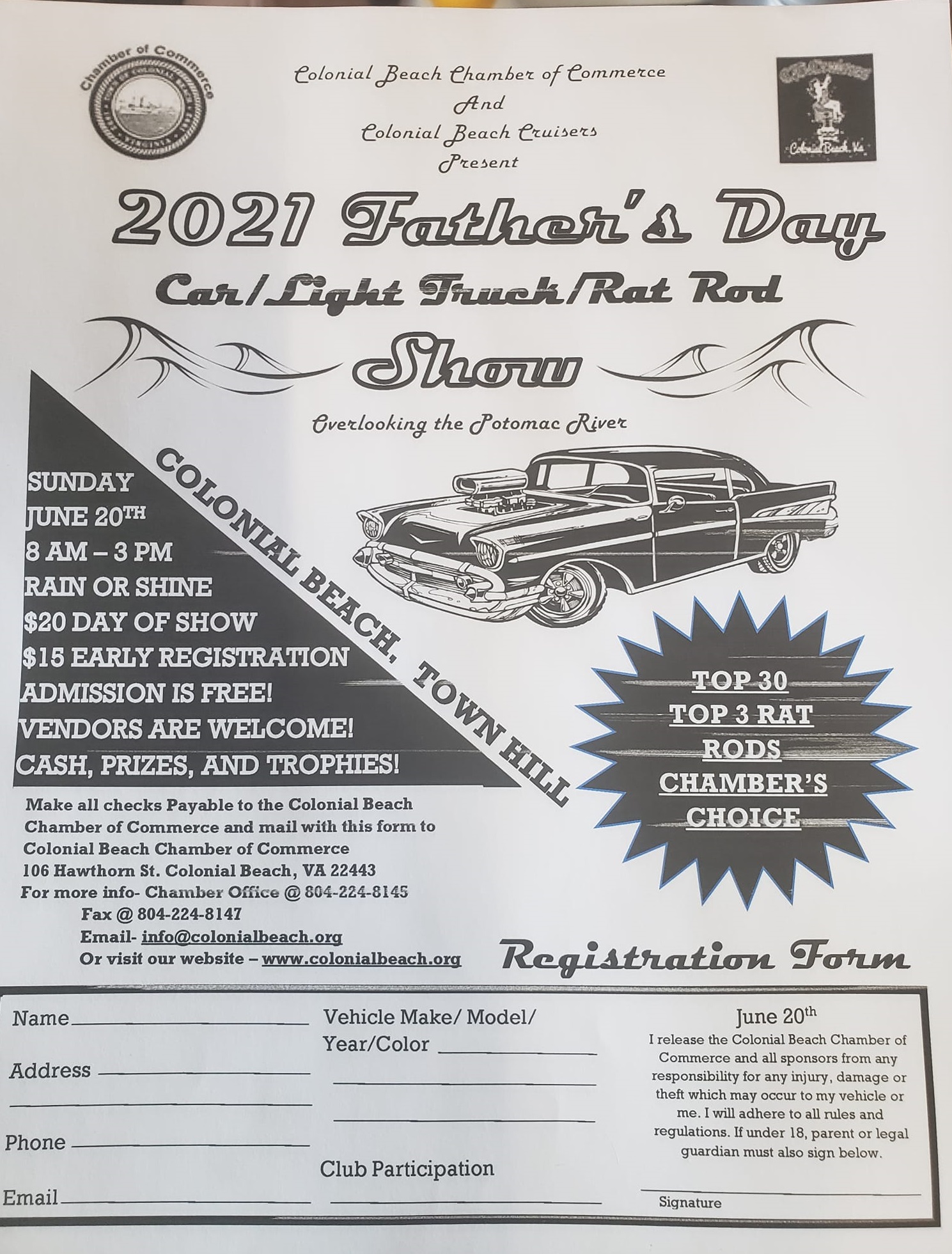 Annual Classic Car Festival Fathers Day 2024