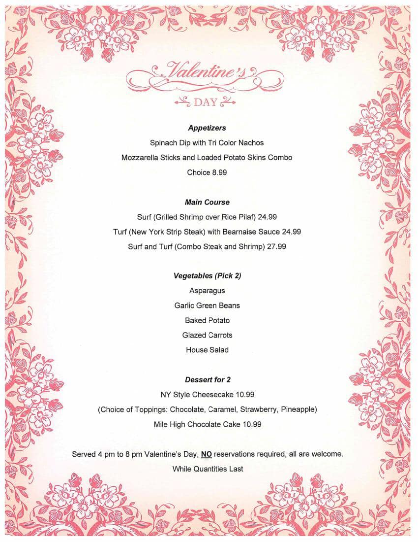 CB Soda Fountain 2023 Valentine Menu