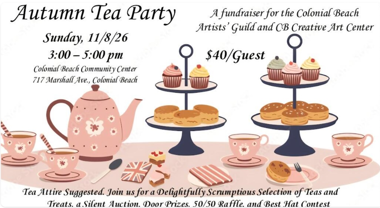2026 Autumn Tea Party Flyer