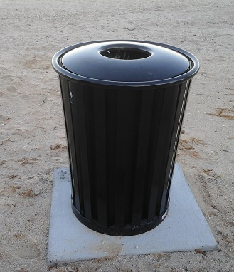 New Boardwalk Wastebaskets