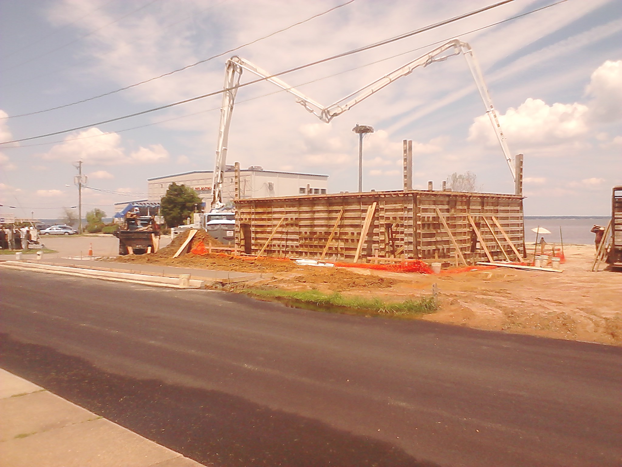 The bathhouse on June 29, 2016