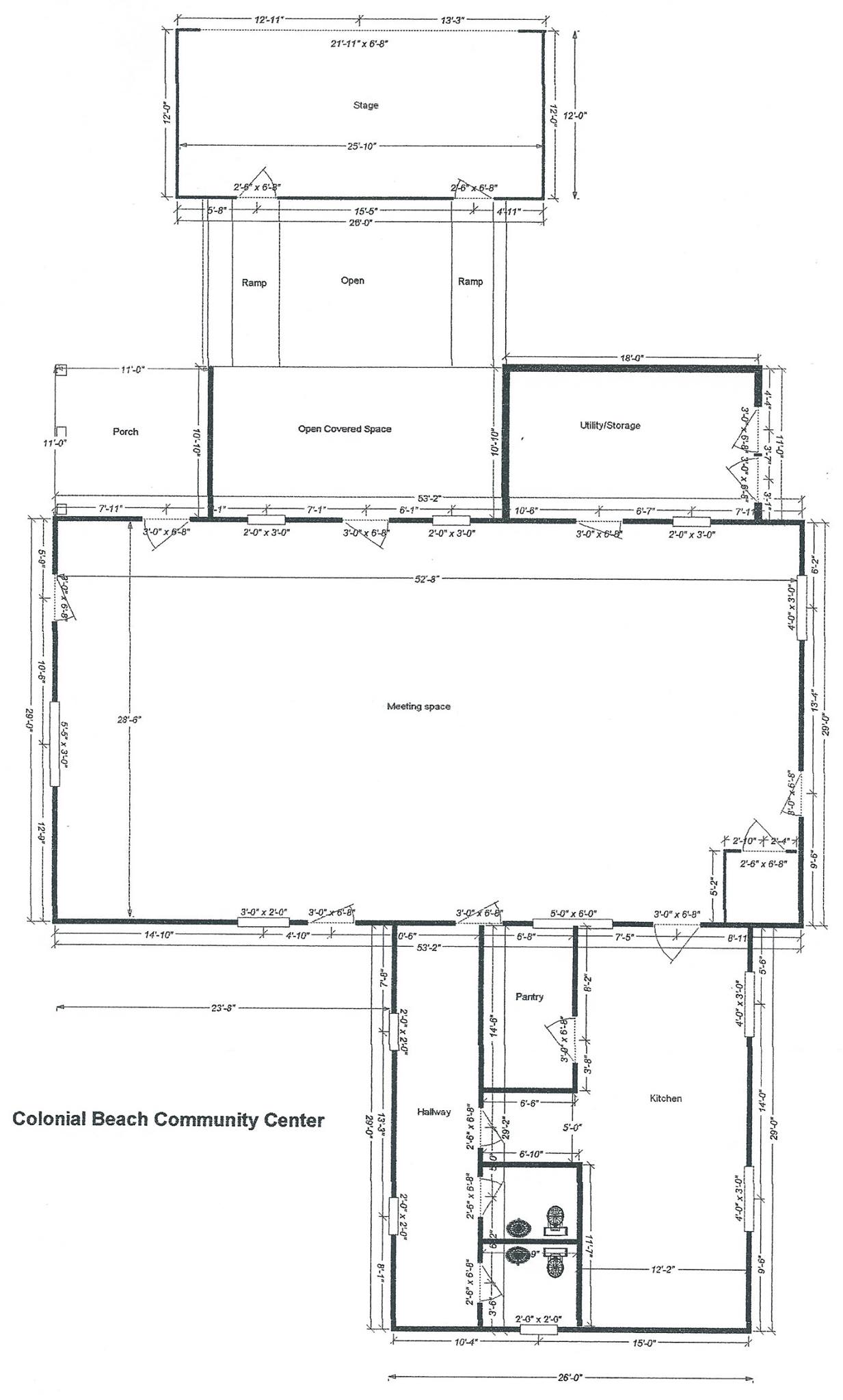 Community Center Floorplan
