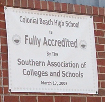 Fully Accredited sign