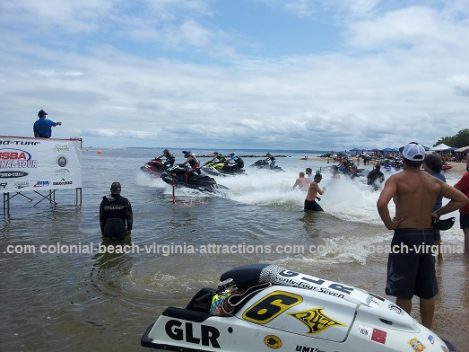 Colonial Beach Jetski Race July 22, 2012