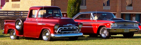 classic truck and car