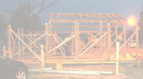 Tiki Bar construction