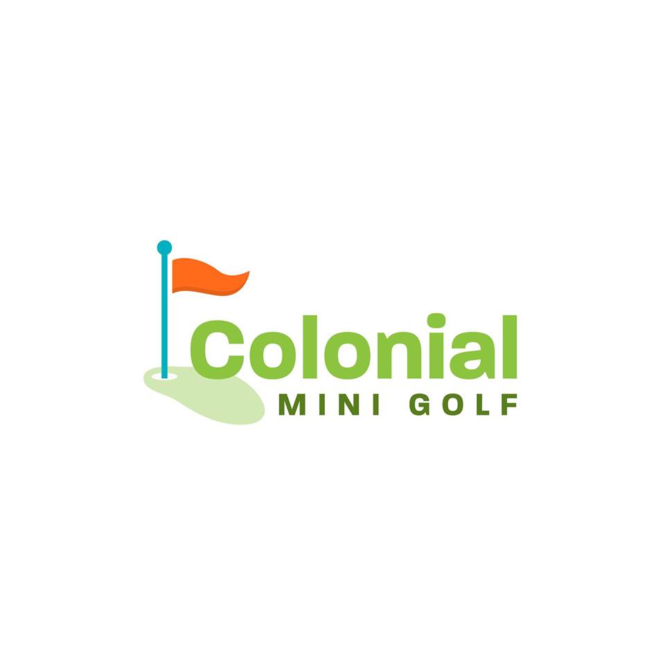 colonial mini golf logo