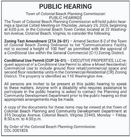 Conditional Use Permit Notice Conditional Use Permit Notice