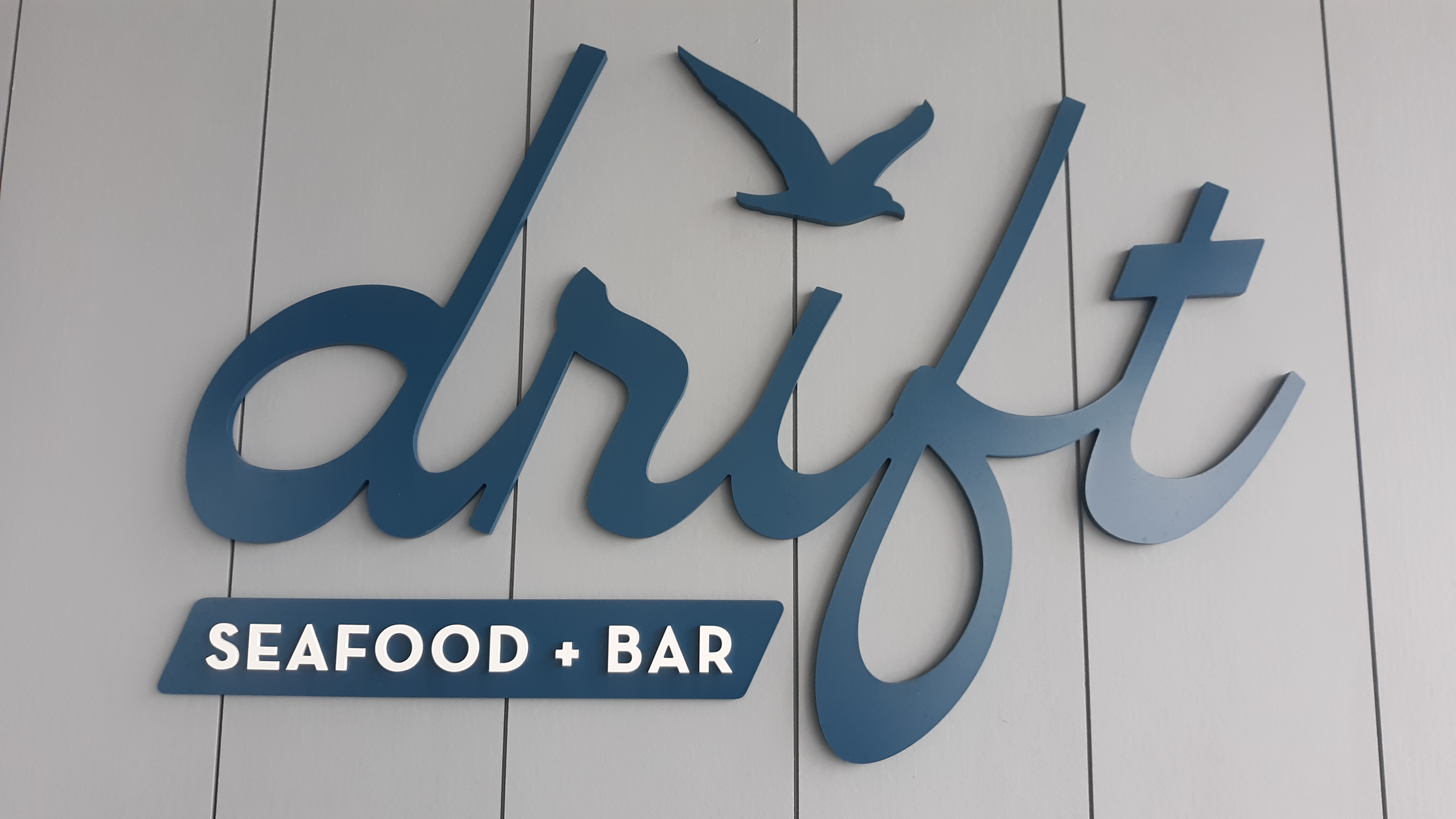 Drift Seafood Bar Wall Sign