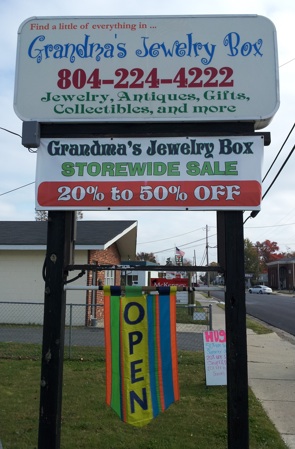 Grandma's Jewelry Box on Colonial Ave.
