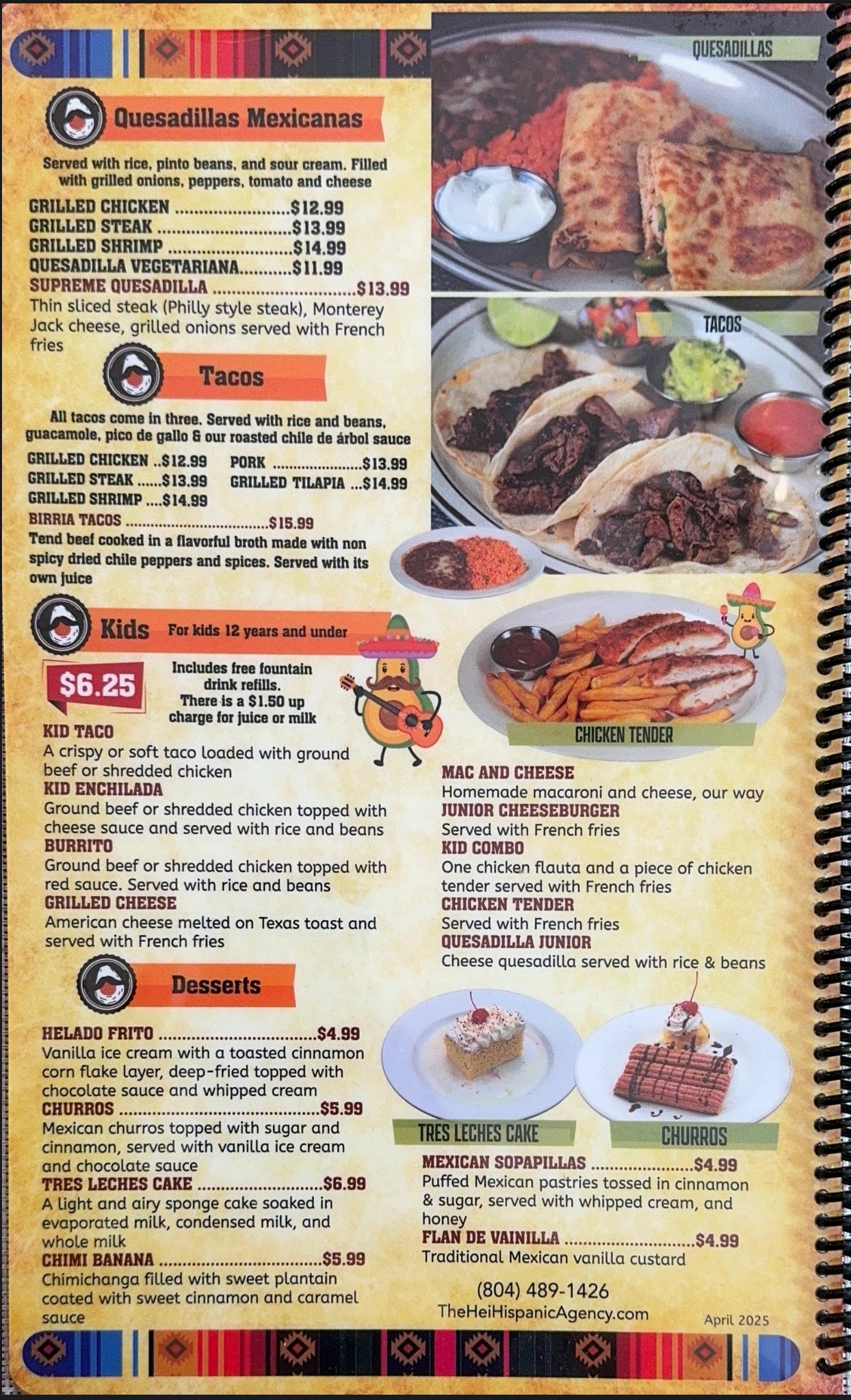 Guacamole Restaurant Quesadillas