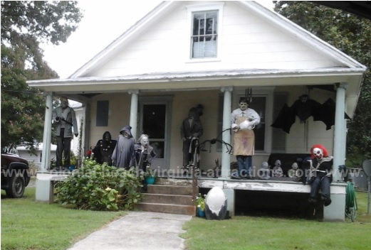 Front Porch Halloween Decorations