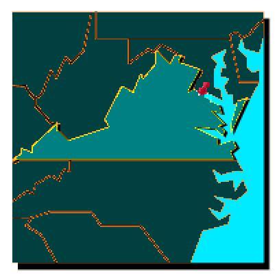 Colonial Beach Virginia Map Map Of Virginia Showing Colonial Beach