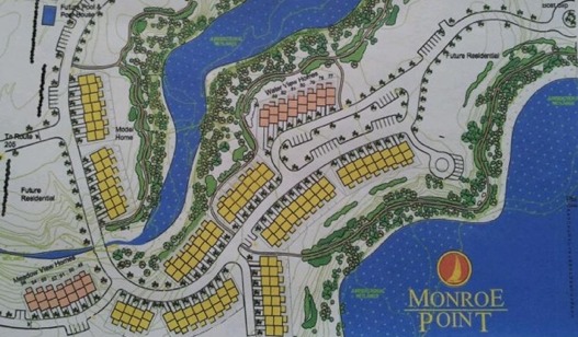 Monroe Point Townhomes site plat