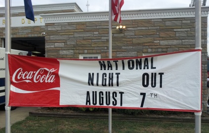 National Night Out sign