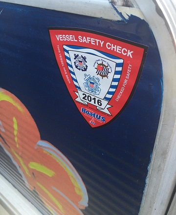 vessel safety check decal