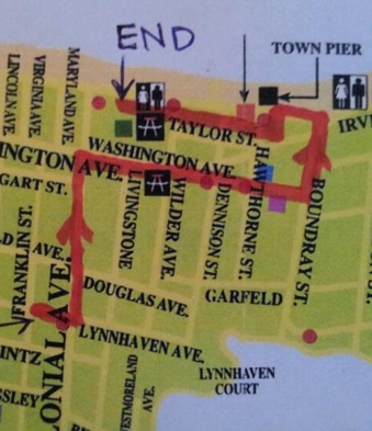 Parade Route map