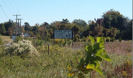 Potomac Crossing Subdivision sign