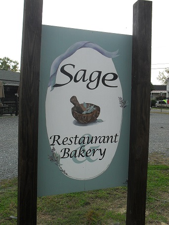 Sage restaurant sign