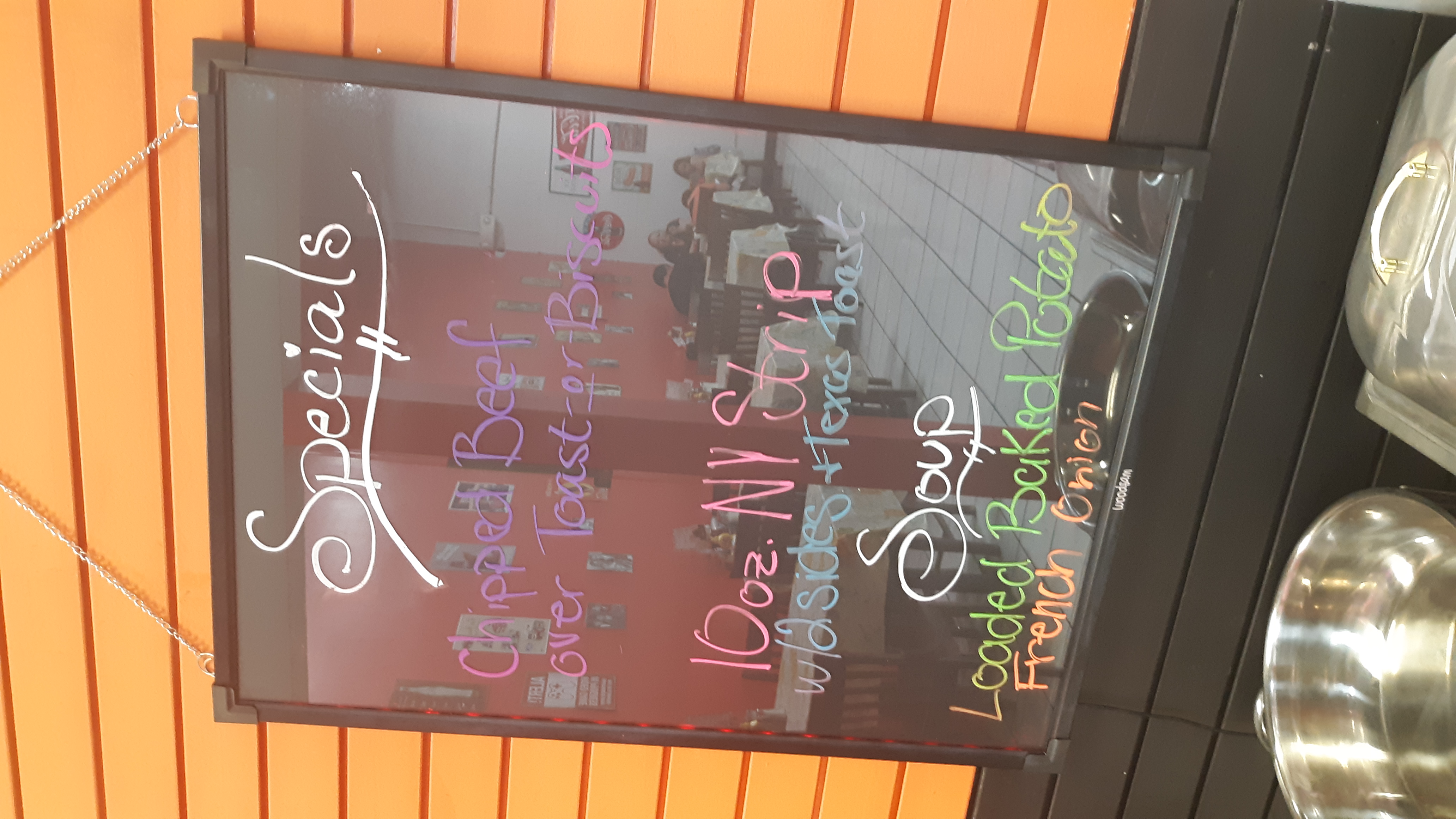 Soda Fountain Specials Menu Board