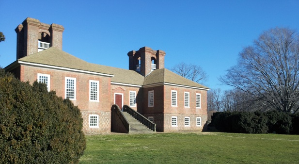 Rear of the Great House at Stratford Hall