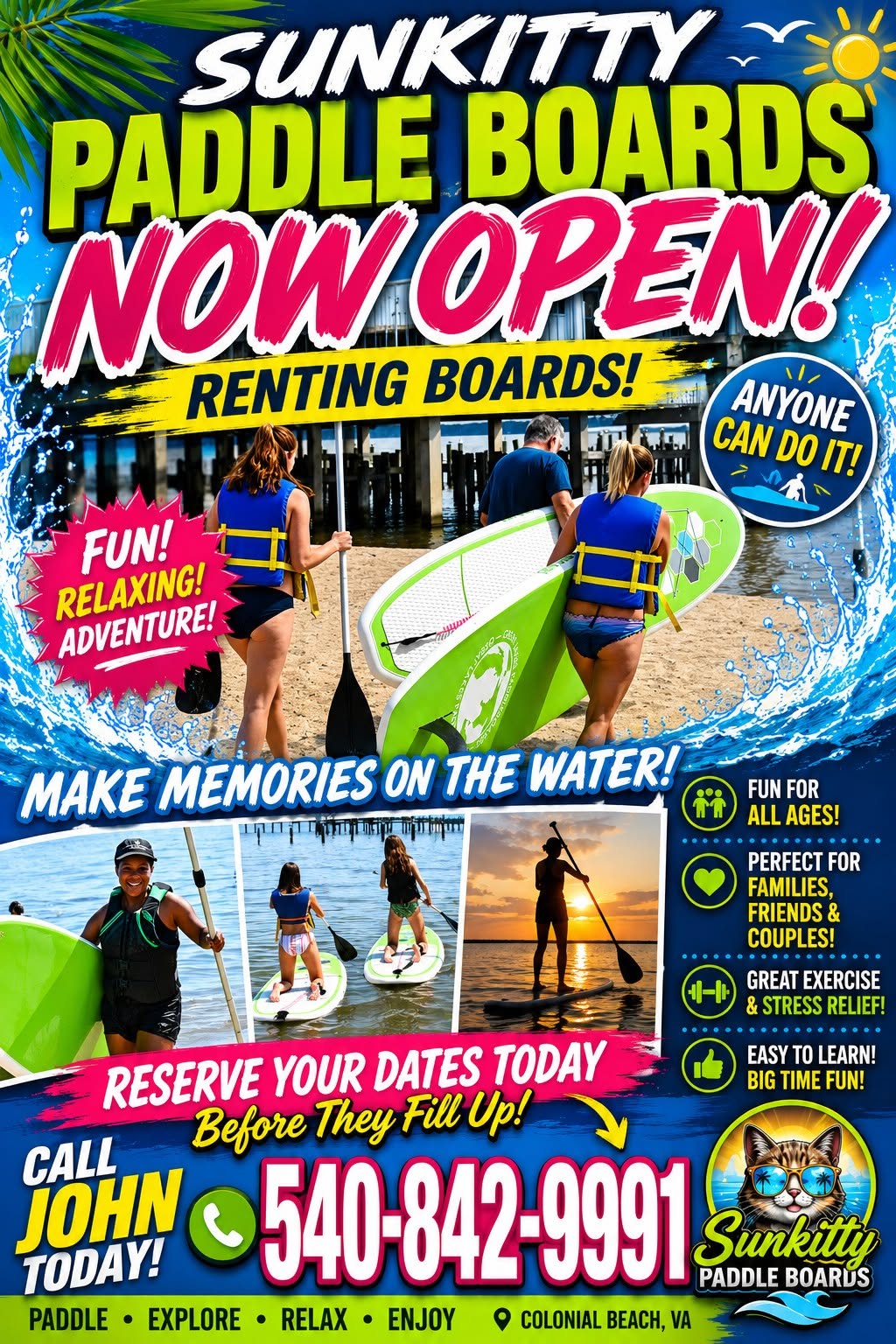 Sunkitty Paddleboards Flyer July 2026 Sunkitty Paddleboards Flyer July 2026