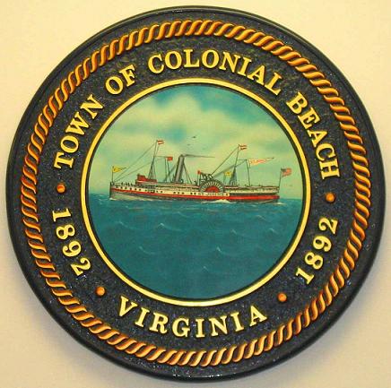 The Seal of the Town of Colonial Beach