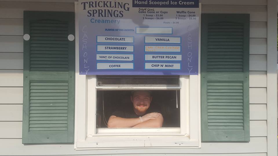 Walk-up Ice Cream window