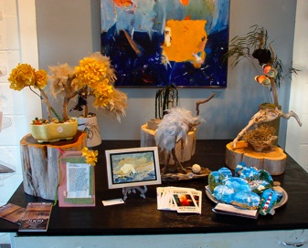 Colonial Beach's Wide River Gallery display