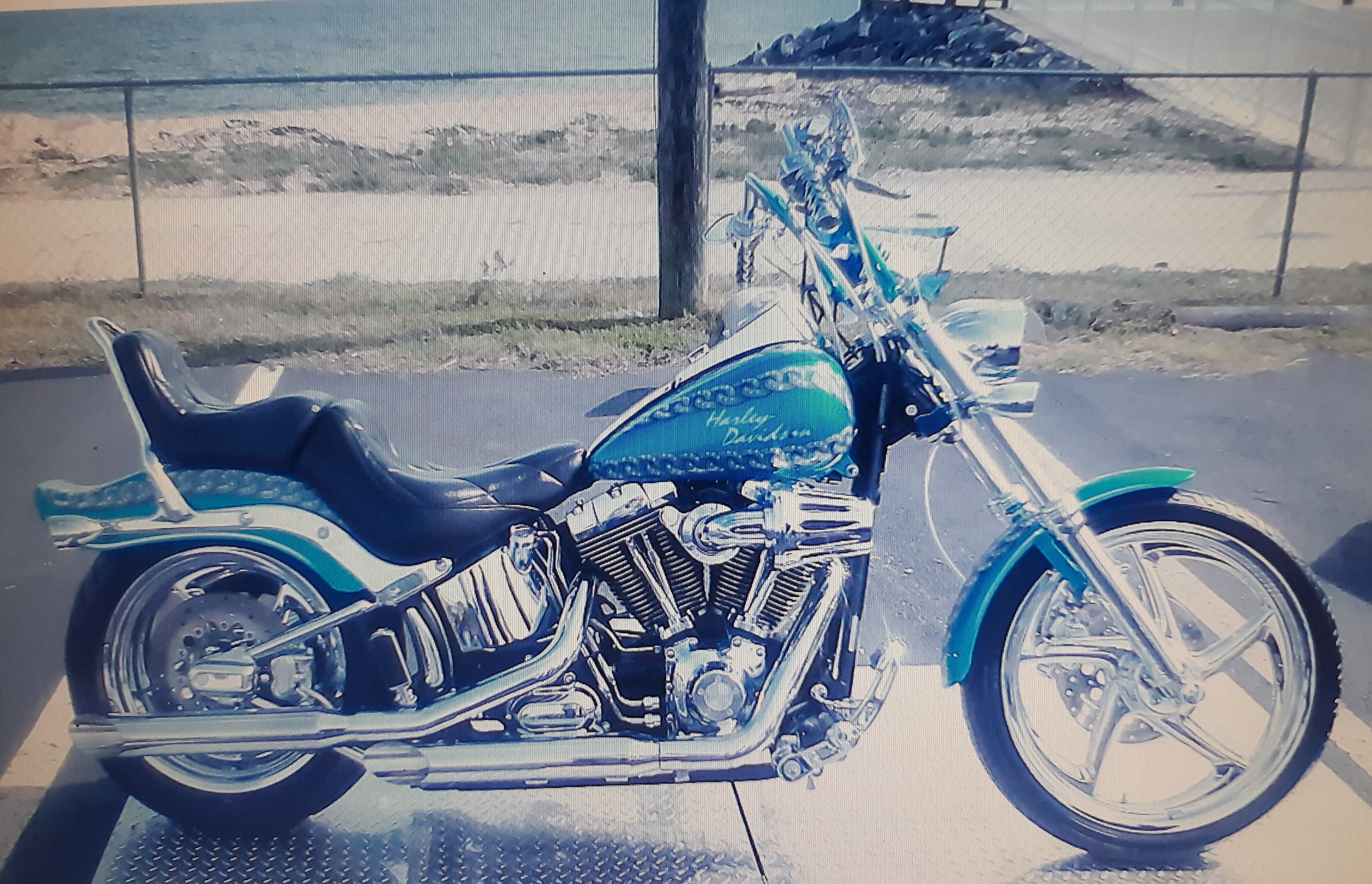 Blue Motorcycle from 2014 Bikefest