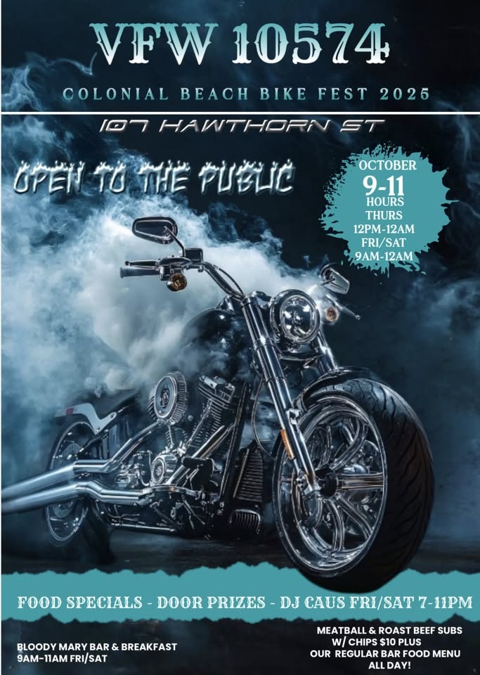 2025 Bikefest VFW flyer