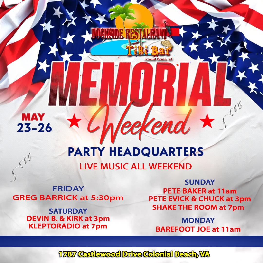 Dockside 2025 Memorial Day Events