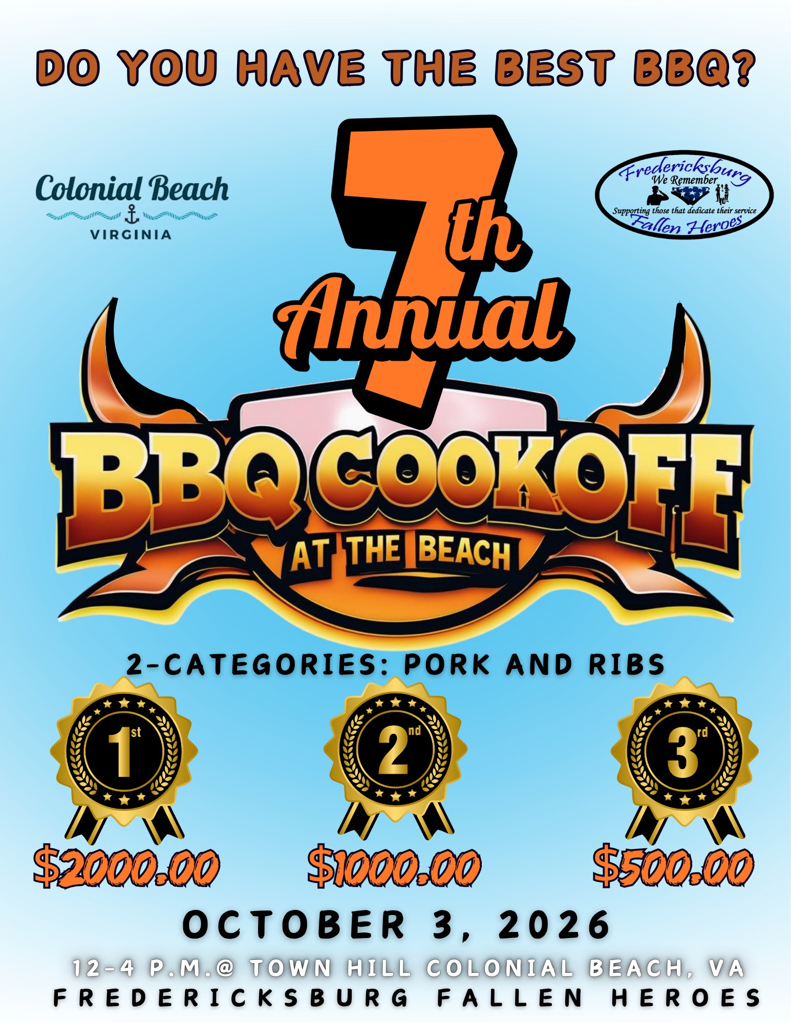 2026 BBQ Cookoff Flyer