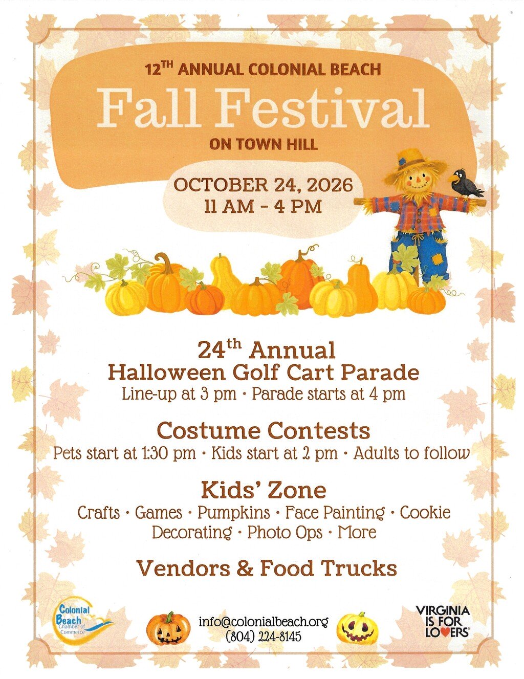 Fall Festival Flyer for 2026 Fall Festival Flyer for 2026