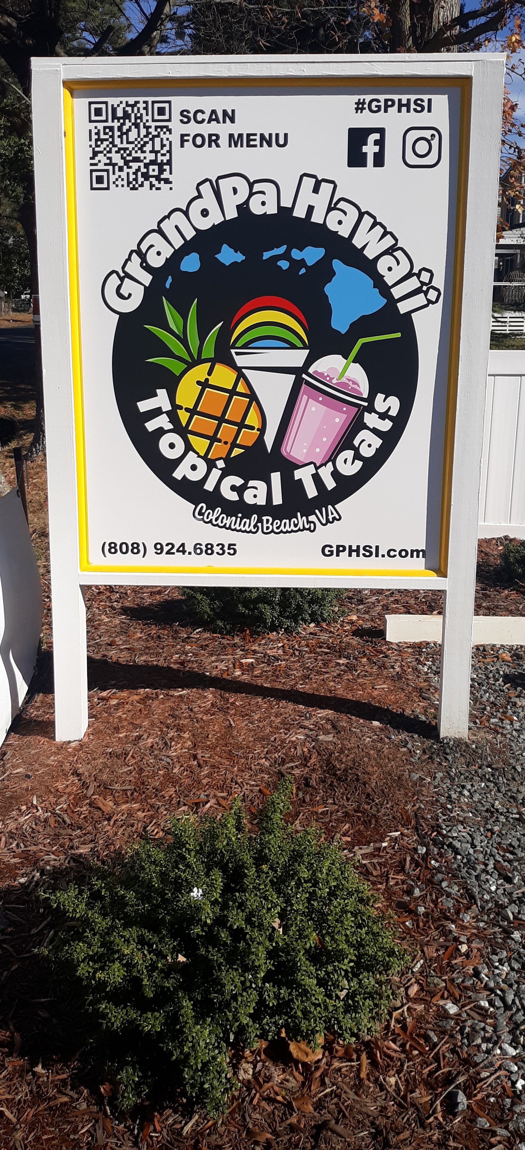 GrandPa Hawaii Roadside sign