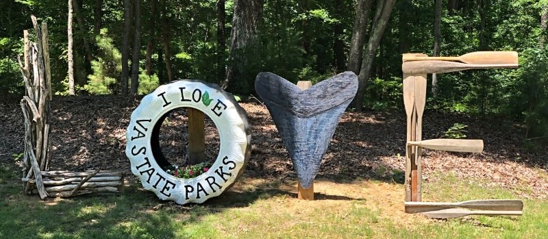 Westmoreland State Park LOVE sign