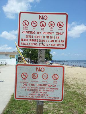 Beach Rules circa May 2012