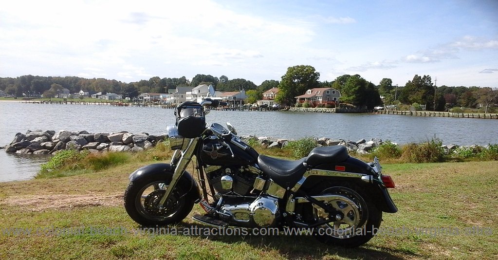 Motorcycle on the beach