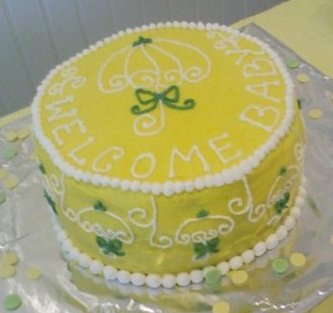 baby shower cake