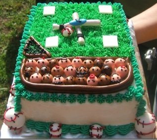 baseball cake