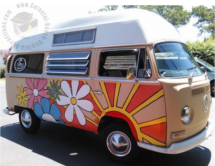 Colonial Beach Brewing VW van