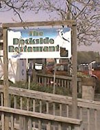 dockside restaurant sign