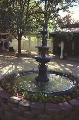 Fountain in Courtyard at Ingleside