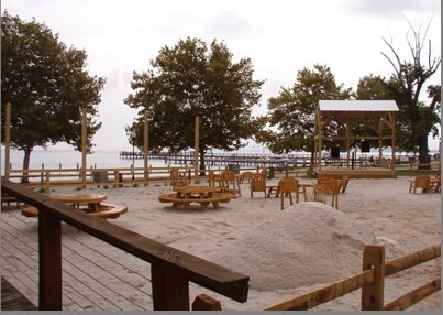 Water Views from the Tiki Bar in Colonial Beach, Virginia